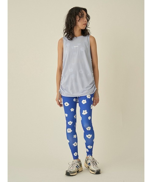 カモミール柄レギンス(WELLNESS&TRAINING WEAR)｜emmi（エミ）の