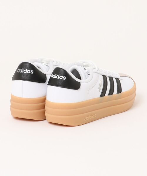 adidas（アディダス）の「【adidas】VL COURT BOLD（スニーカー・レディース・ホワイト×ブラック・23.0cm/23.5cm/24.0cm/24.5cm/25.0cm）」の2枚目の写真