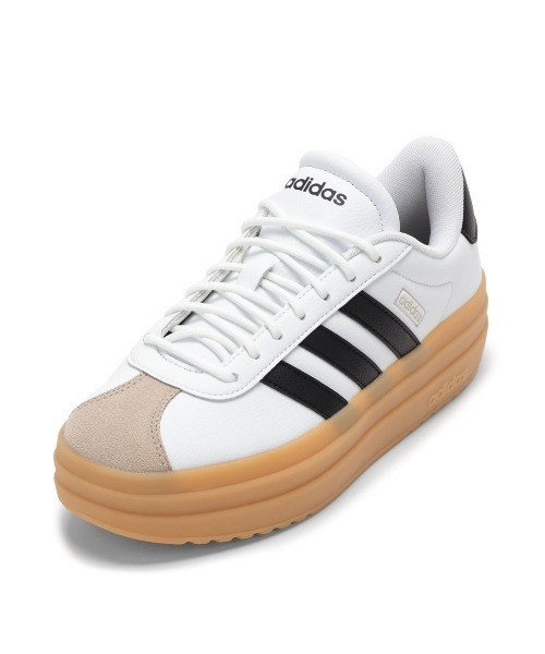 adidas（アディダス）の「【adidas】VL COURT BOLD（スニーカー・レディース・ホワイト×ブラック・23.0cm/23.5cm/24.0cm/24.5cm/25.0cm）」の4枚目の写真