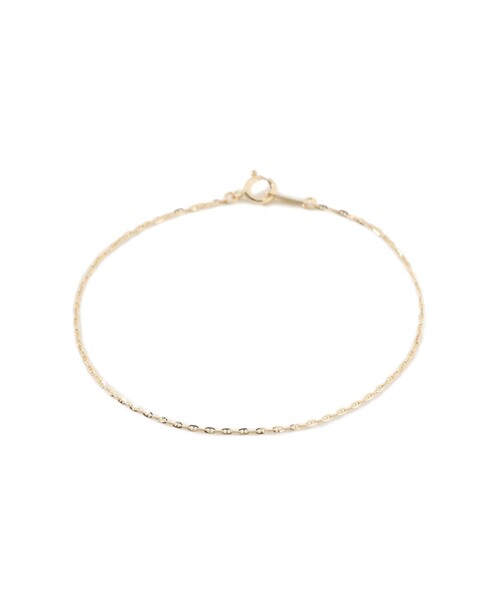 K10 イエローゴールド　アンカーチェーン　ブレスレット K18 K10 アンカーチェーン ブレスレット 幅3.3mm 長さ15cm~20cm
