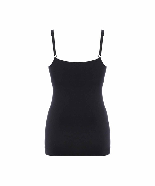 AMOSTYLE BY TRIUMPH(アモスタイルバイトリンプ)の「【カップ付きキャミ】コンフォートストレッチブラトップ AMST1497 B.Top JX(キャミソール・レディース・ブラック/オレンジ・L/M)」の7枚目の写真