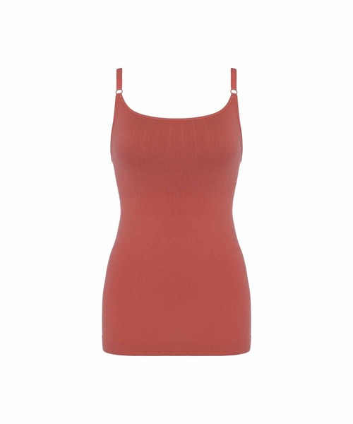 AMOSTYLE BY TRIUMPH(アモスタイルバイトリンプ)の「【カップ付きキャミ】コンフォートストレッチブラトップ AMST1497 B.Top JX(キャミソール・レディース・ブラック/オレンジ・L/M)」の13枚目の写真