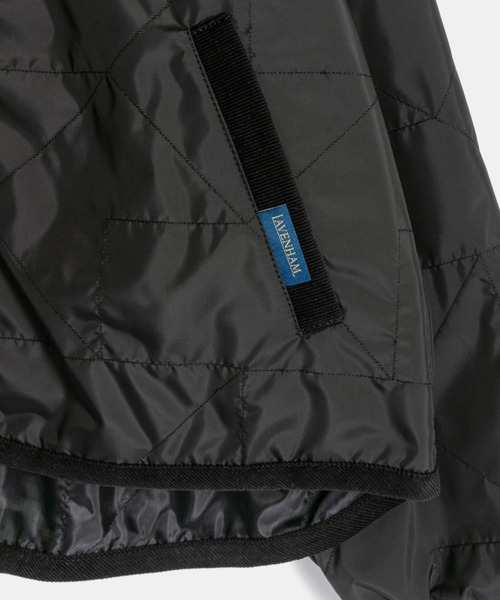 LAVENHAM（ラベンハム）の「Unwadded Bomber Jacket Womens / アンワディッド ボンバー ジャケット ウィメンズ（その他アウター・レディース・ダークブラック/ブラウン系その他・8/10/12/6）」の3枚目の写真