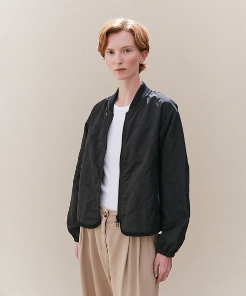 LAVENHAM（ラベンハム）の「Unwadded Bomber Jacket Womens / アンワディッド ボンバー ジャケット ウィメンズ（その他アウター・レディース・ダークブラック/ブラウン系その他・8/10/12/6）」の12枚目の写真