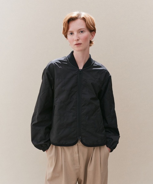 LAVENHAM（ラベンハム）の「Unwadded Bomber Jacket Womens / アンワディッド ボンバー ジャケット ウィメンズ（その他アウター・レディース・ダークブラック/ブラウン系その他・8/10/12/6）」の11枚目の写真