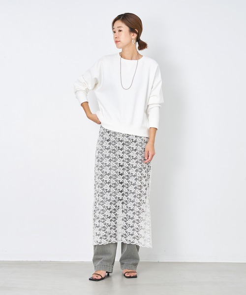 MICA&DEAL（マイカ＆ディール）の「ハイウエストデニムパンツ〈2サイズ展開〉（デニムパンツ・レディース・ライトブルー/ブラック・36/38）」の8枚目の写真