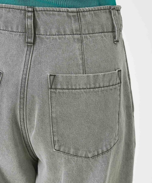 MICA&DEAL（マイカ＆ディール）の「ハイウエストデニムパンツ〈2サイズ展開〉（デニムパンツ・レディース・ライトブルー/ブラック・36/38）」の16枚目の写真