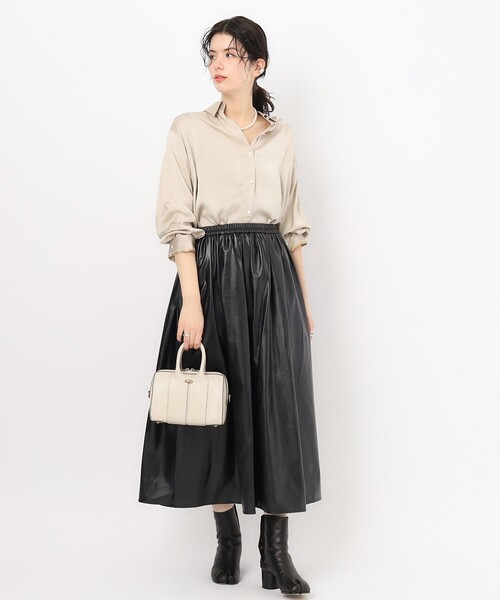 TOFF&LOADSTONE（トフアンドロードストーン）の「High-end lizard boston（ハイエンドリザードボストン）（ハンドバッグ・レディース・ナチュラル/ブラック/ピンク系その他・00）」の12枚目の写真