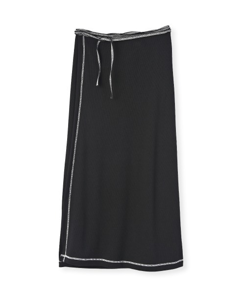 marjour(マージュール)の「STRETCH LIB WRAP SKIRT(スカート・レディース・チャコールグレー/ブラック・M)」の21枚目の写真