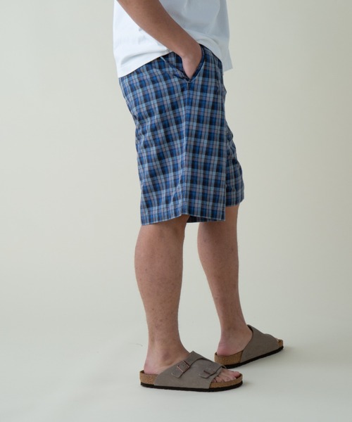 PENDLETON(ペンドルトン)の「ツータックショーツ(UNISEX)(その他パンツ・メンズ・ピンク系その他/グレー×ホワイト・LARGE/MEDIUM/SMALL)」の13枚目の写真