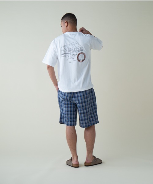 PENDLETON(ペンドルトン)の「ツータックショーツ(UNISEX)(その他パンツ・メンズ・ピンク系その他/グレー×ホワイト・LARGE/MEDIUM/SMALL)」の16枚目の写真
