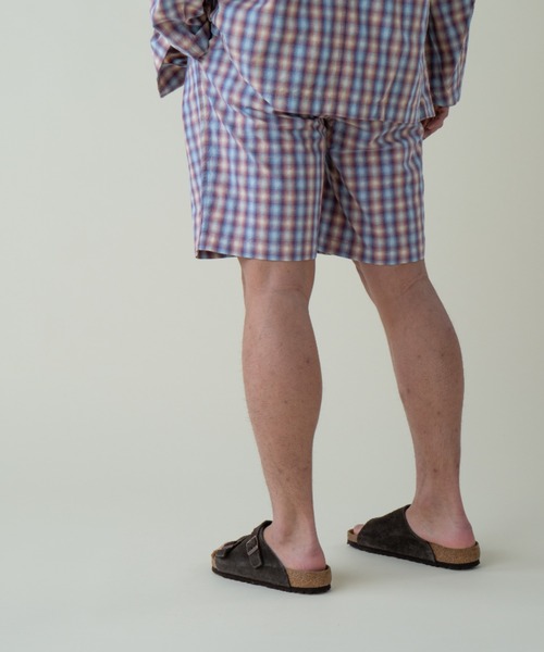 PENDLETON(ペンドルトン)の「ツータックショーツ(UNISEX)(その他パンツ・メンズ・ピンク系その他/グレー×ホワイト・LARGE/MEDIUM/SMALL)」の21枚目の写真
