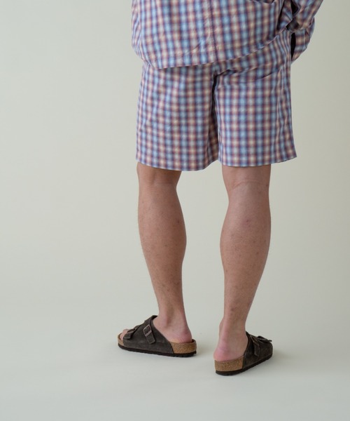 PENDLETON(ペンドルトン)の「ツータックショーツ(UNISEX)(その他パンツ・メンズ・ピンク系その他/グレー×ホワイト・LARGE/MEDIUM/SMALL)」の22枚目の写真
