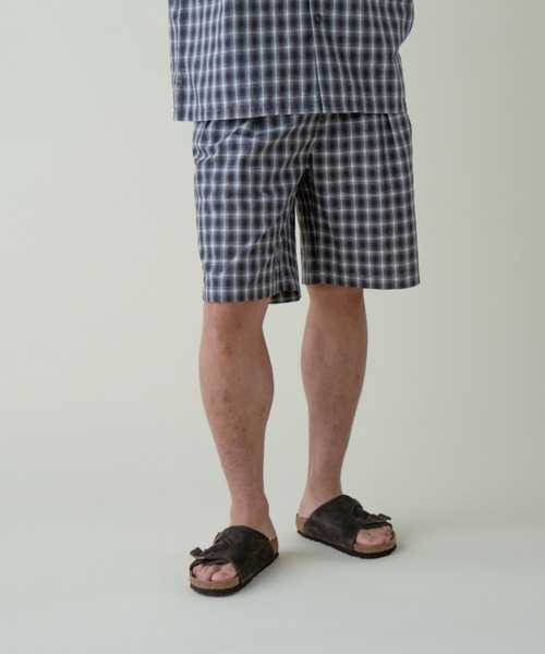 PENDLETON（ペンドルトン）の「ツータックショーツ（UNISEX)（その他パンツ・メンズ・ピンク系その他/グレー×ホワイト・LARGE/MEDIUM/SMALL）」の8枚目の写真