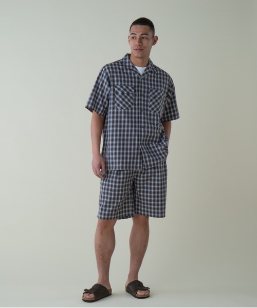 PENDLETON（ペンドルトン）の「ツータックショーツ（UNISEX)（その他パンツ・メンズ・ピンク系その他/グレー×ホワイト・LARGE/MEDIUM/SMALL）」の10枚目の写真