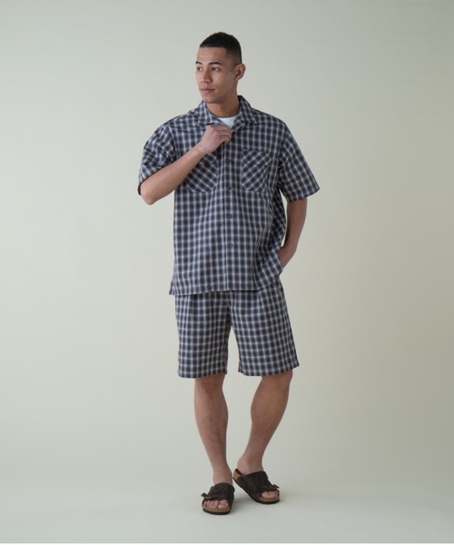 PENDLETON（ペンドルトン）の「ツータックショーツ（UNISEX)（その他パンツ・メンズ・ピンク系その他/グレー×ホワイト・LARGE/MEDIUM/SMALL）」の16枚目の写真