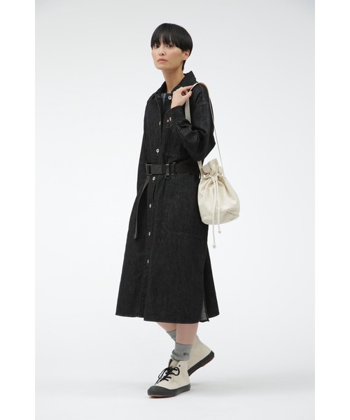 MHL.(エムエイチエル)の「CANTON LIGHT DENIM BLACK(ワンピース・レディース・ブラック・36/34)」の2枚目の写真
