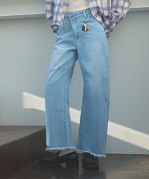 Lil Ambition | フリンジカーヴィーワイドデニム(デニムパンツ)