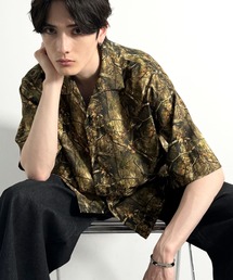 Classical Origin(�N���V�J���I���W��)�́yClassical Origin�z�u���S�J�B�v�����I�[�o�[�T�C�Y�h���[�v�����V���c/Oversized Drape Half Sleeve Shirt(�V���c/�u���E�X)