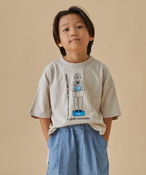 FOV（フォブ）の「FOV/フォブ CHICKEN Tシャツ（Tシャツ/カットソー・キッズ・ブラック/ベージュ系その他/ホワイト・XL/L/M/S）」の3枚目の写真