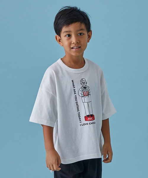 FOV（フォブ）の「FOV/フォブ CHICKEN Tシャツ（Tシャツ/カットソー・キッズ・ブラック/ベージュ系その他/ホワイト・XL/L/M/S）」の2枚目の写真
