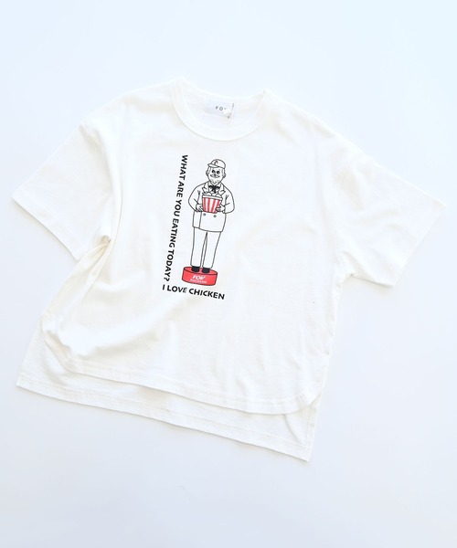 FOV（フォブ）の「FOV/フォブ CHICKEN Tシャツ（Tシャツ/カットソー・キッズ・ブラック/ベージュ系その他/ホワイト・XL/L/M/S）」の8枚目の写真