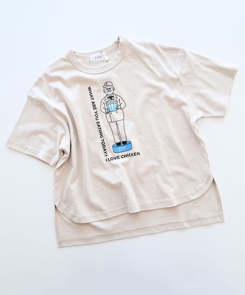FOV（フォブ）の「FOV/フォブ CHICKEN Tシャツ（Tシャツ/カットソー・キッズ・ブラック/ベージュ系その他/ホワイト・XL/L/M/S）」の10枚目の写真