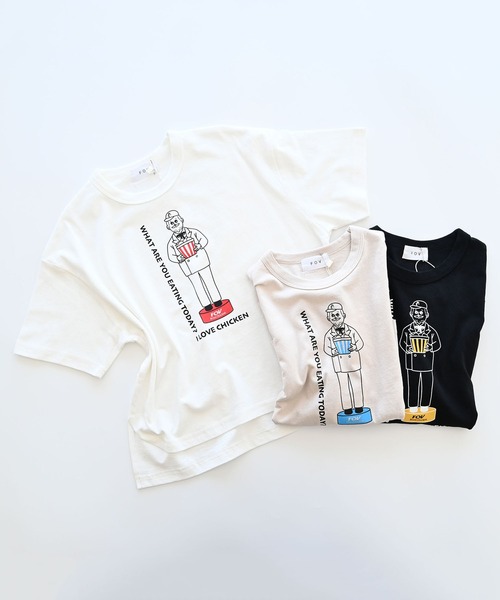 FOV（フォブ）の「FOV/フォブ CHICKEN Tシャツ（Tシャツ/カットソー・キッズ・ブラック/ベージュ系その他/ホワイト・XL/L/M/S）」の11枚目の写真