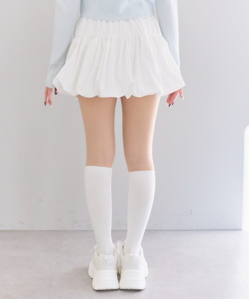 OLIVE des OLIVE（オリーブデオリーブ）の「バルーンリボンミニスカート（スカート・レディース・オフホワイト・FREE）」の12枚目の写真