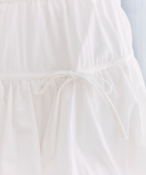 OLIVE des OLIVE（オリーブデオリーブ）の「バルーンリボンミニスカート（スカート・レディース・オフホワイト・FREE）」の14枚目の写真