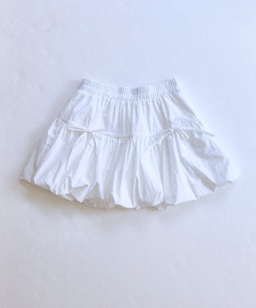 OLIVE des OLIVE（オリーブデオリーブ）の「バルーンリボンミニスカート（スカート・レディース・オフホワイト・FREE）」の16枚目の写真