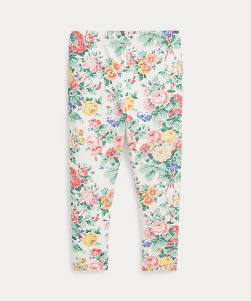 フローラル ストレッチ ジャージー レギンス