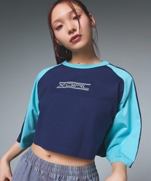 X-girl | SHOULDER PANELED B/B TEE(Tシャツ/カットソー)