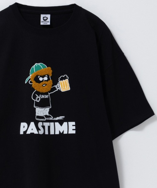 Mac-House(マックハウス)の「OZZY サガラ刺繍T【接触冷感 綿100%】(Tシャツ/カットソー・メンズ・ホワイト系1/ブラック/ホワイト系2/ネイビー・L/M)」の4枚目の写真