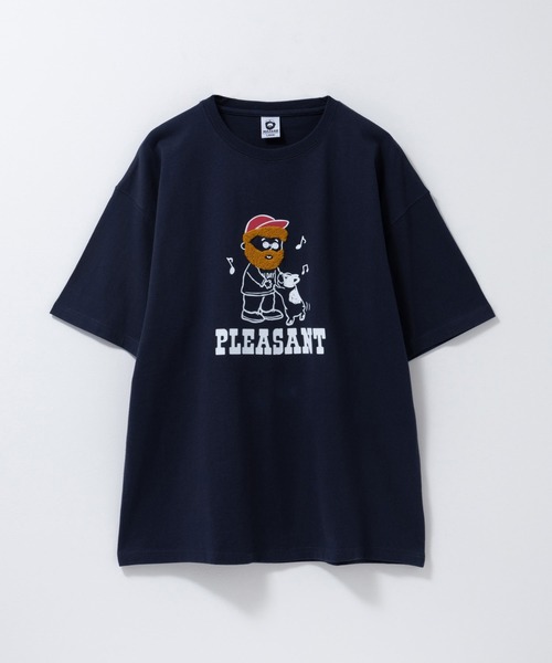 Mac-House(マックハウス)の「OZZY サガラ刺繍T【接触冷感 綿100%】(Tシャツ/カットソー・メンズ・ホワイト系1/ブラック/ホワイト系2/ネイビー・L/M)」の14枚目の写真