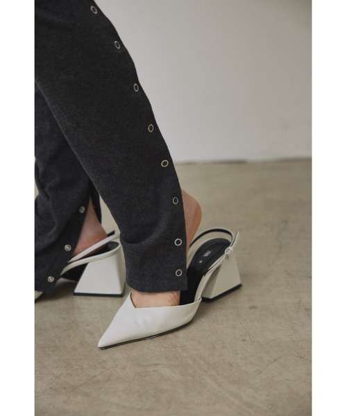 Abor(アボア)の「【Abor】Knitted Leggings Pants/ニットレギンスパンツ(レギンス/スパッツ・レディース・アイボリー/ダークグレー・FREE)」の17枚目の写真