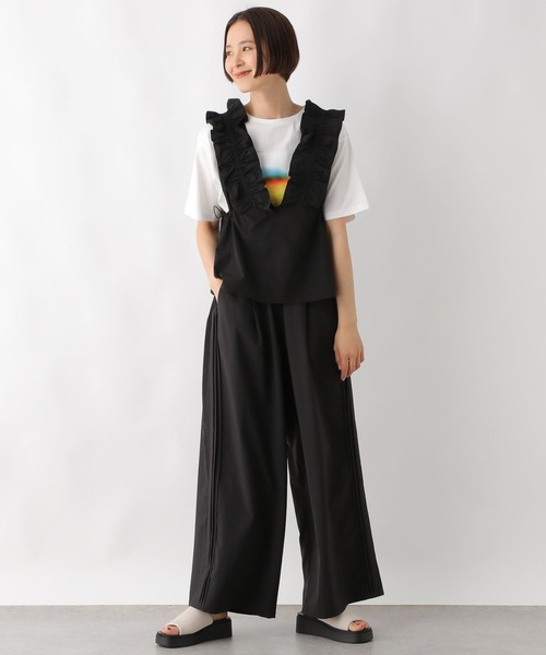 セール】ドロストフリルノースリーブブラウス 290551（シャツ