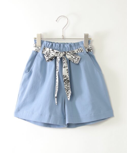 ikka(イッカ)の「スカーフベルト付きストレッチキュロット(120~160cm)(その他パンツ・キッズ・ブルー/ダークグレー/ベージュ・120/130/140/150/160)」の11枚目の写真