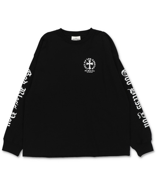 Share Spirit スケルトンプリント 長袖カットソー Share Spirit スケルトンプリント 長袖カットソー Share Spirit
