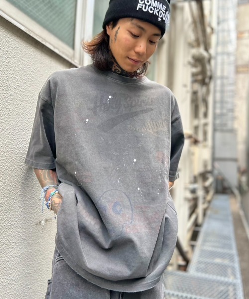 SOMEIT（サミット）の「SOMEIT/サミット/W.O.G VINTAGE（Tシャツ/カットソー・メンズ・ホワイト/グレー・L/M/XL）」の5枚目の写真