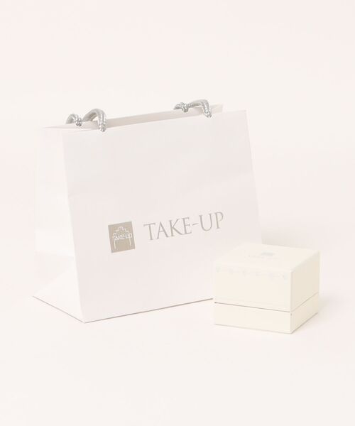 TAKE-UP（テイクアップ）の「[ セカンドピアス] K18モルガナイト ドロップピアス（ピアス（両耳用）・レディース・イエローゴールド・FREE）」の2枚目の写真