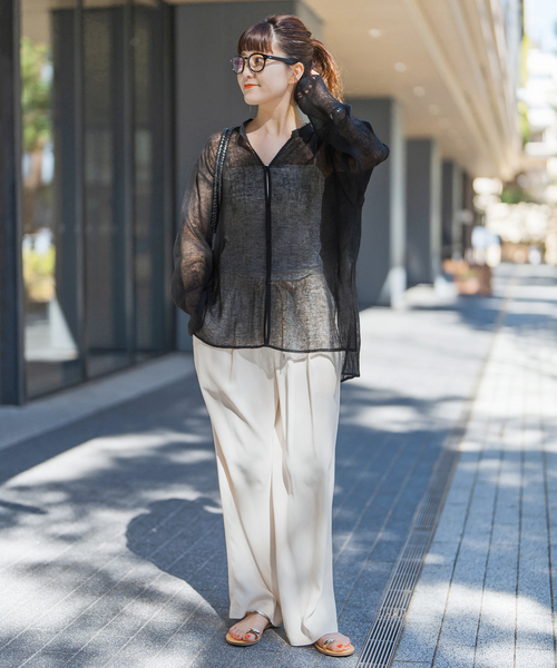 Spick & Span サテン イージーパンツ ブラック サイズ38 追加》サテン