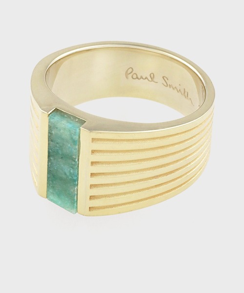 Paul Smith(ポールスミス)の「“Natural Stone” シルバーリング【150909 200A】(リング・メンズ・ゴールド・17/21)」の4枚目の写真