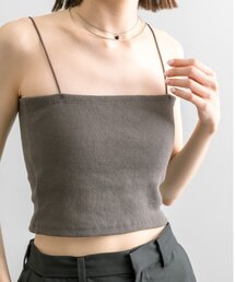 mystic | 【万能インナー/嬉しい6色展開】パット付きショートキャミソール2(キャミソール)