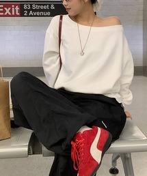 blackdia ocean（ブラックダイヤオーシャン）の「blackdia ocean ワンショルプルオーバースウェット（スウェット）」
