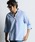 The DUFFER of ST.GEORGE�i�U�_�t�@�[�I�u�Z���g�W���[�W�j�́uLINEN BLEND 3Q SKIPPER SHIRT�F�Ȗ��f�� 7���� �X�L�b�p�[�V���c�i�V���c/�u���E�X�j�v�b���C�g�u���[