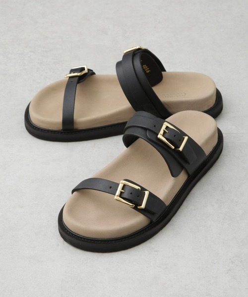 CAMINANDOサンダル セール】CAMINANDO/DOUBLE BUCKLE SANDALS（サンダル