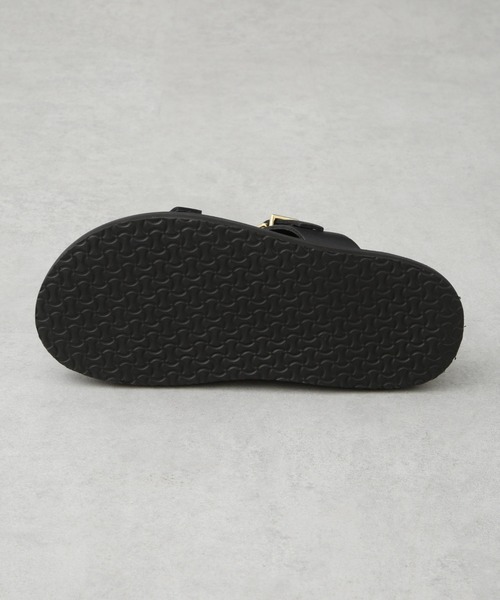 CAMINANDO(カミナンド)の「CAMINANDO/DOUBLE BUCKLE SANDALS(サンダル・レディース・ブラック/ブラウン・6/8/7)」の6枚目の写真