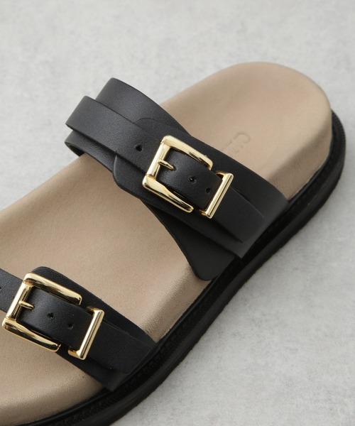 美品 CAMINANDO カミナンド DOUBLE BUCKLE SANDALS CAMINANDO / DOUBLE BUCKLE SANDALS
