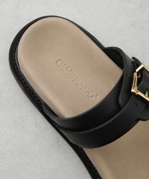 CAMINANDO ベージュ サンダル CAMINANDO(カミナンド) THONG PLATFORM トングプラットホーム